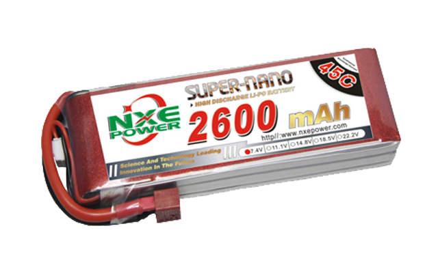 2600mAh 45C 2S 7.4V 航模電池